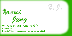 noemi jung business card